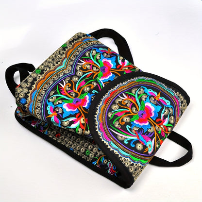 Vintage Embroidered Backpack